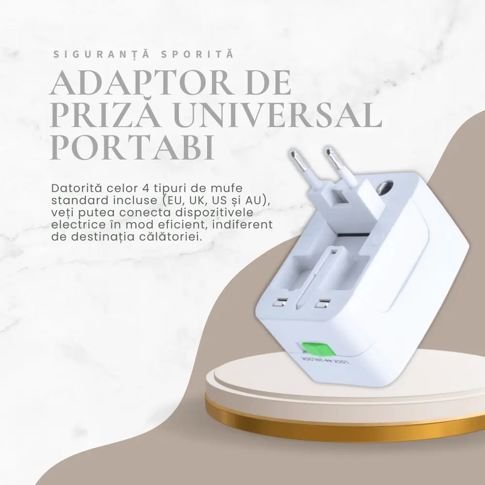 Adaptor priza portabil