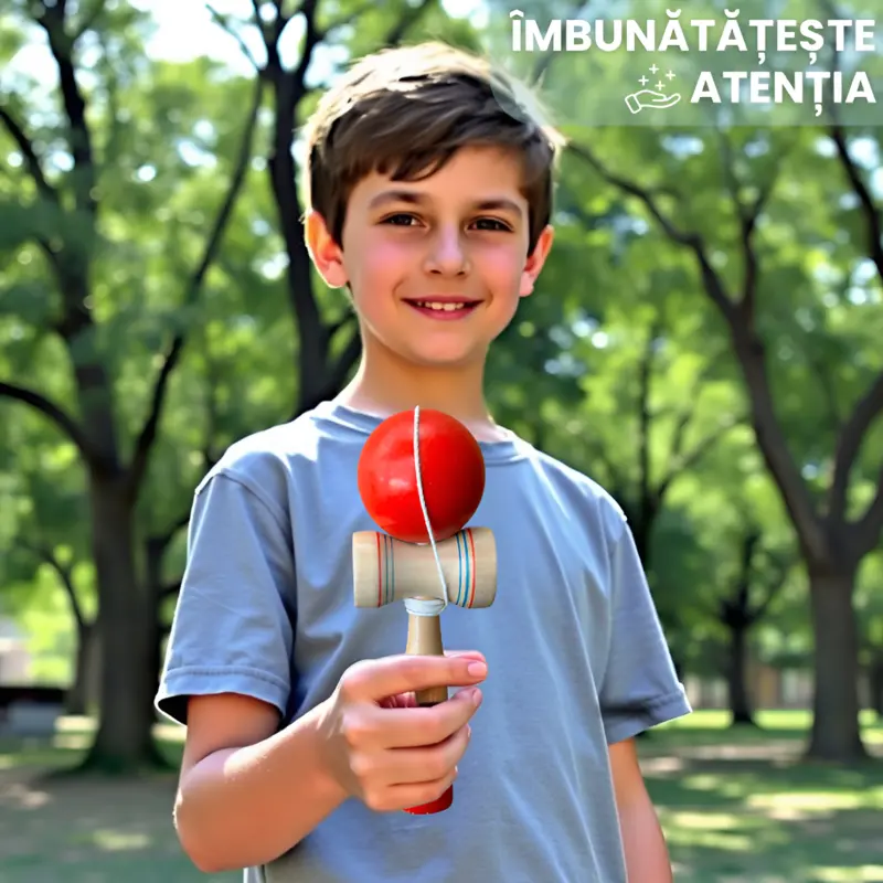 Kendama din Lemn de Artar - Jucarie Educativa