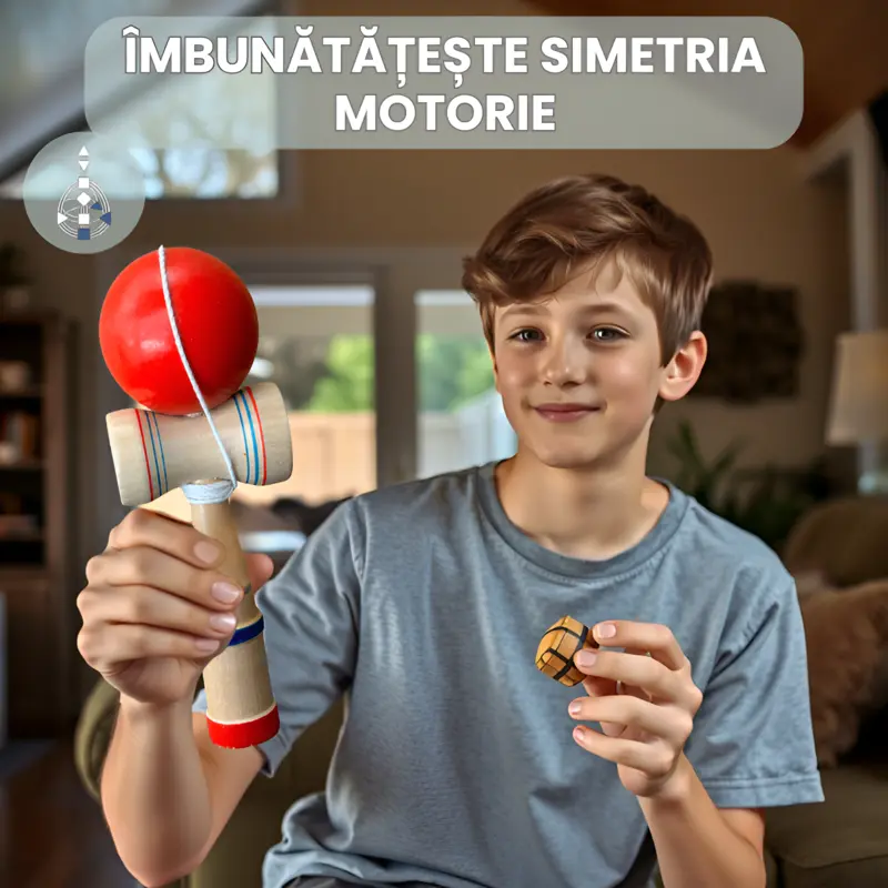 Kendama din Lemn de Artar - Jucarie Educativa