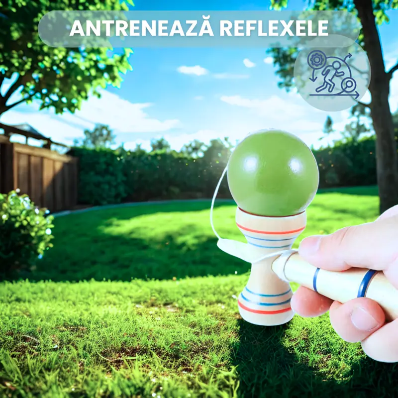 Kendama din Lemn de Artar - Jucarie Educativa