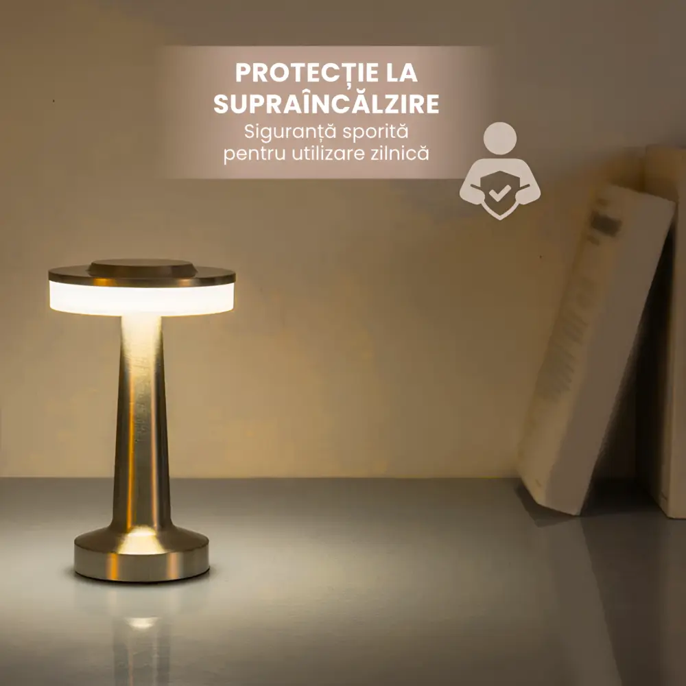 Lampa De Masa LED Wireless Portabila