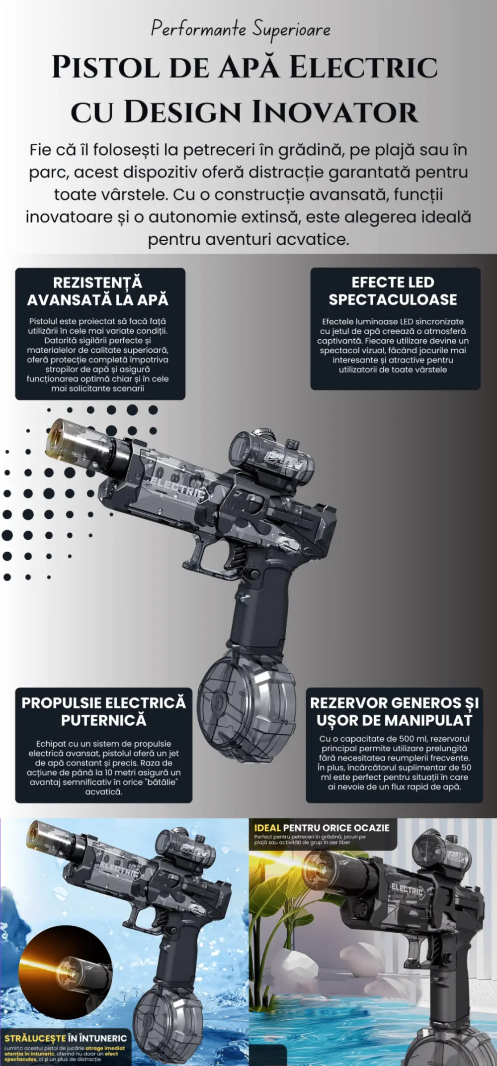 Pistol de Apa Electric