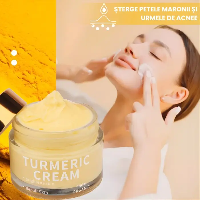 Iluminare uniformizare ten crema turmeric