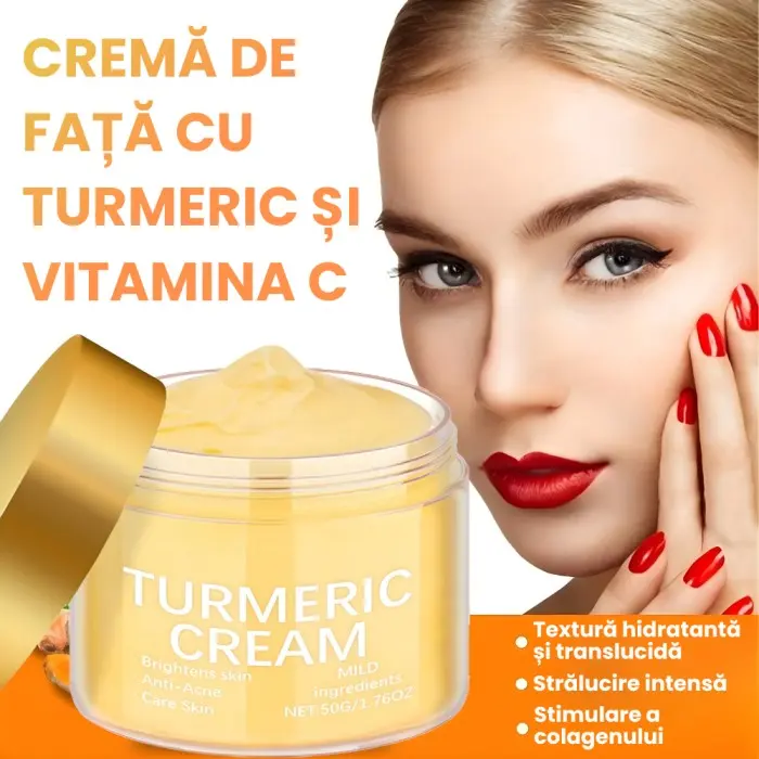 Crema fata turmeric iluminare ten hiperpigmentare