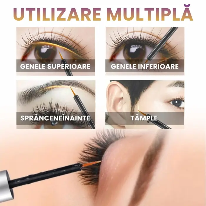 Gene mai lungi mai dese volum mascara ser