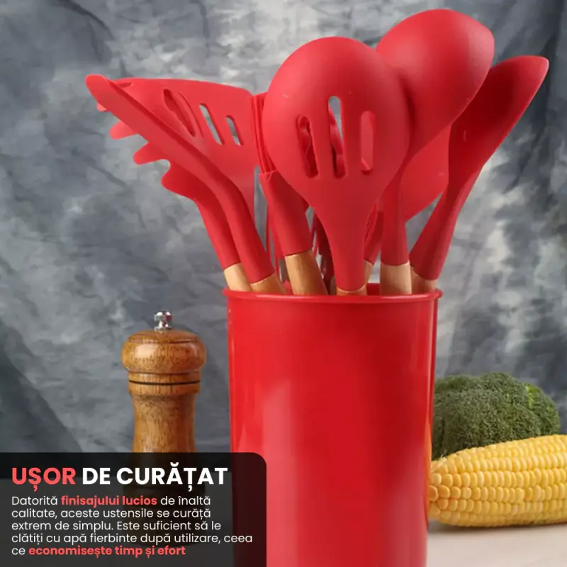Set Premium Ustensile de Bucatarie pentru Gatit