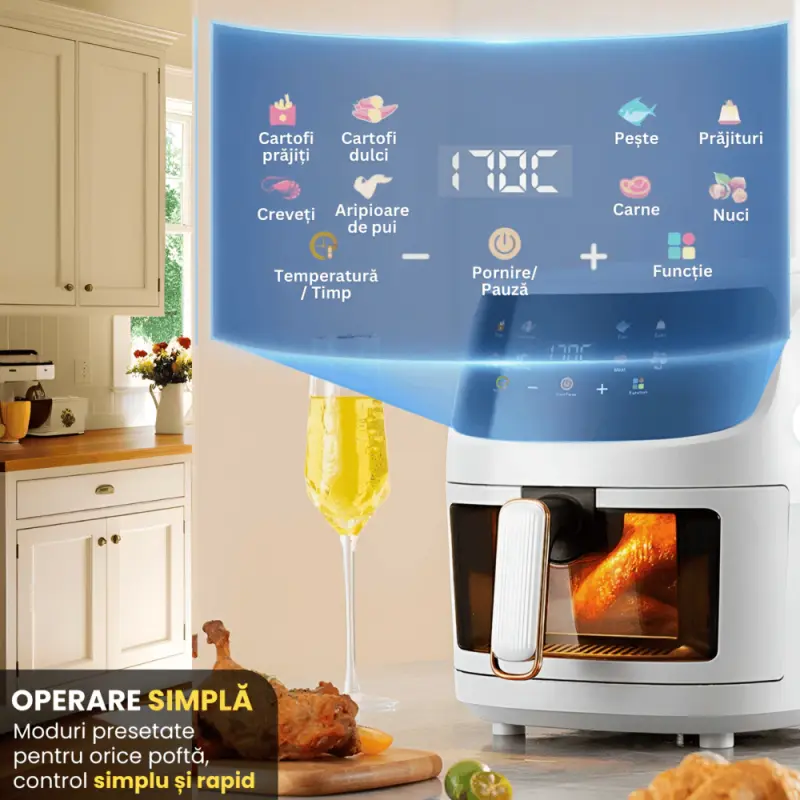 Friteuza Cu Aer Cald 2400W