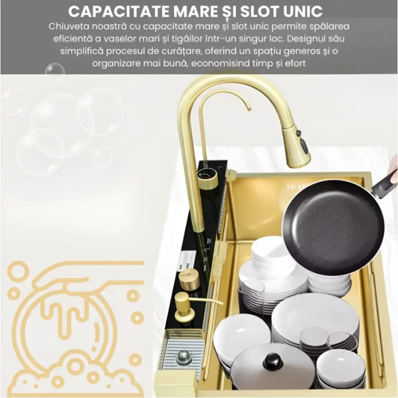 Set Chiuveta Bucatarie Multifunctionala Moderna