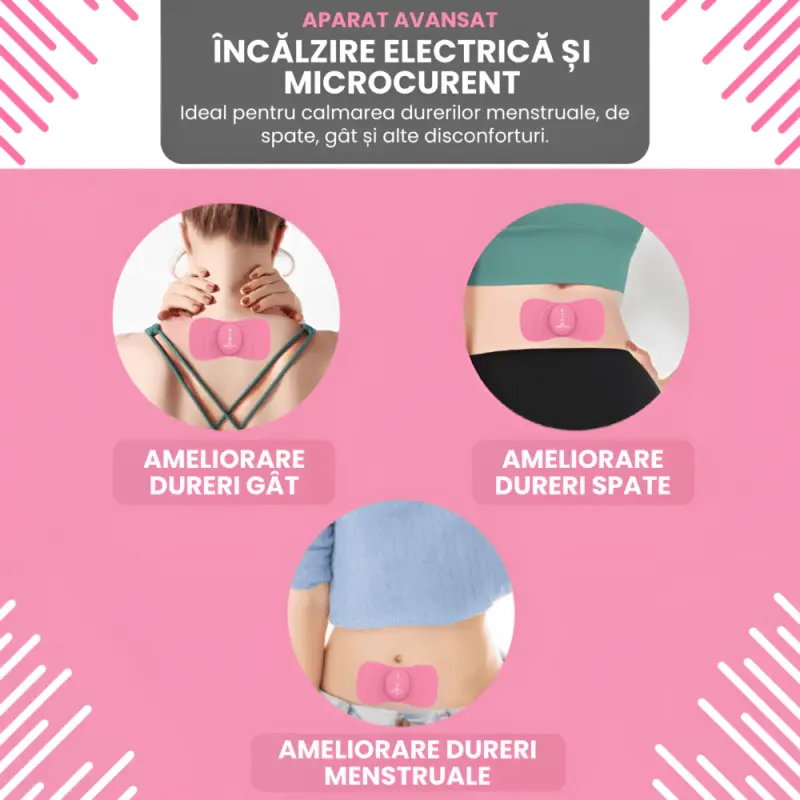 Dispozitiv Ameliorare Dureri Menstruale Laxdore cu Incalzire Electrica Calda si