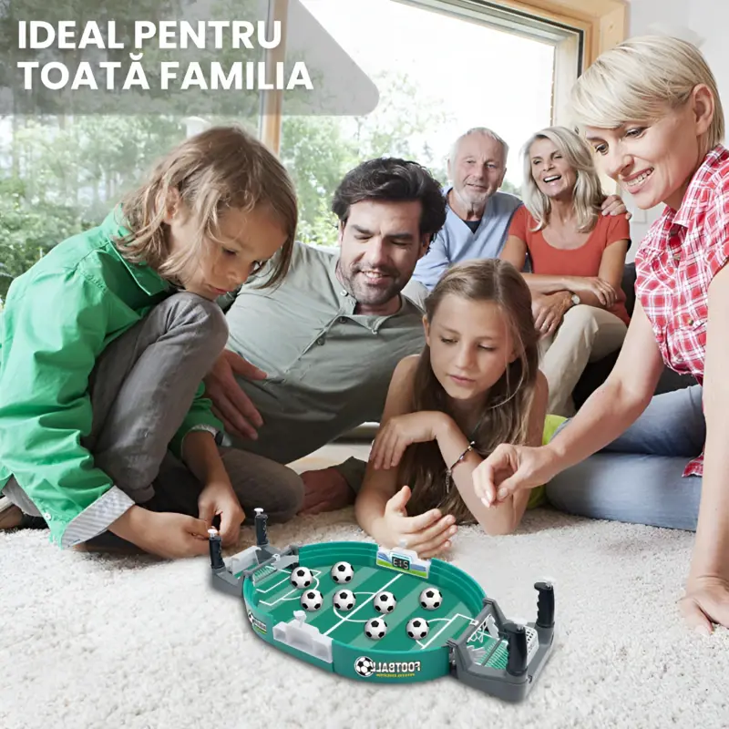 Joc Interactiv de Masa Fotbal Copii cu 10 mingii