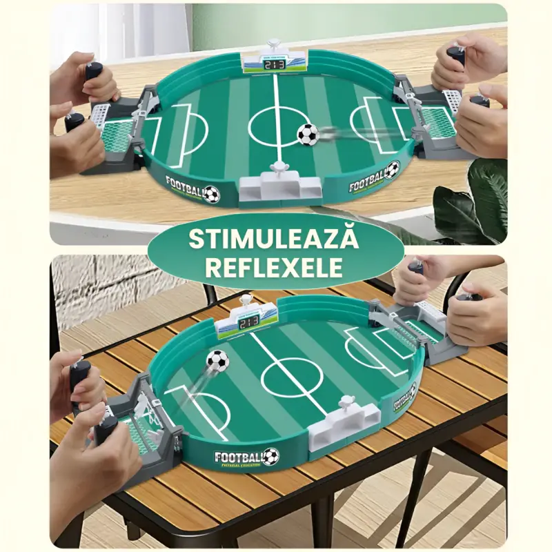 Joc Interactiv de Masa Fotbal Copii cu 10 mingii