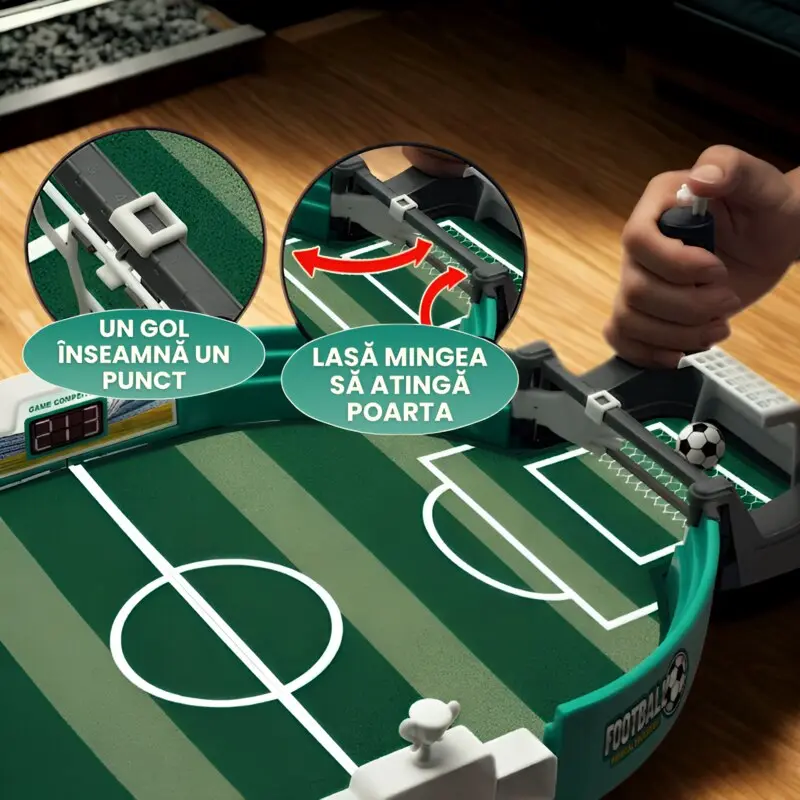 Joc Interactiv de Masa Fotbal Copii cu 10 mingii