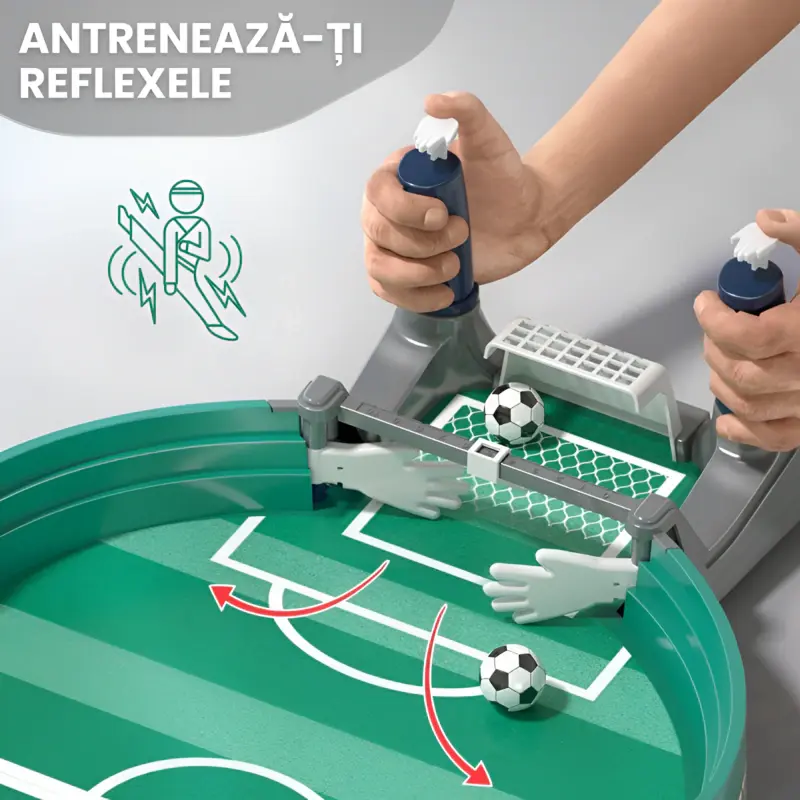 Joc Interactiv de Masa Fotbal Copii cu 10 mingii