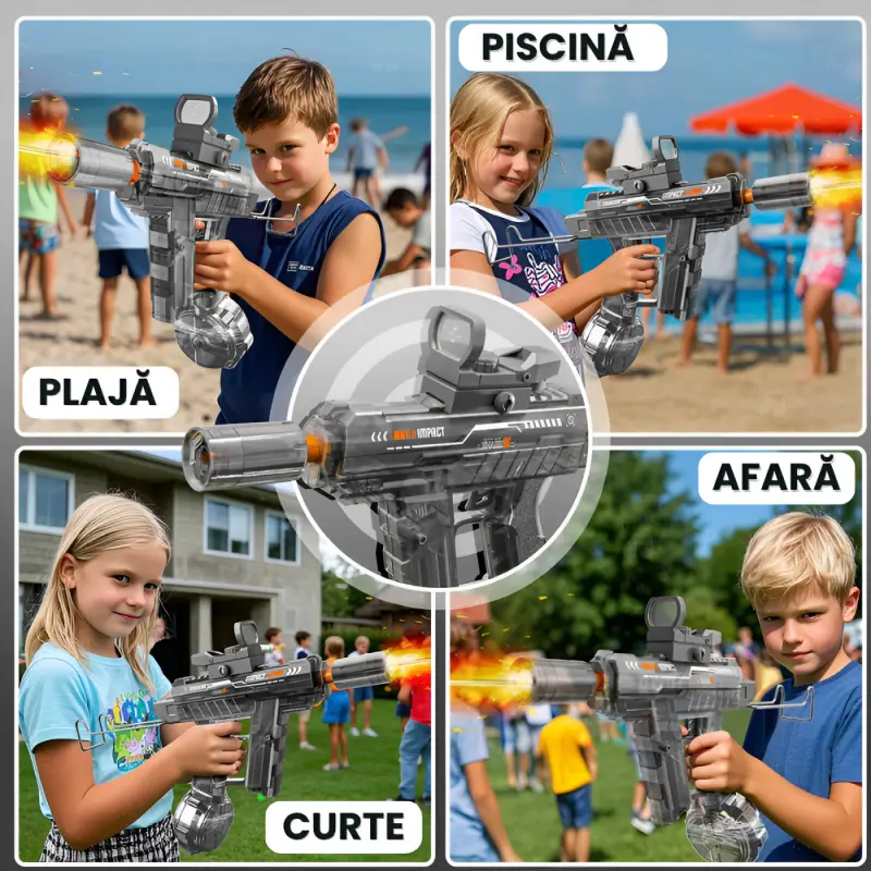 Pistol Cu Apa Electric Copii 2025