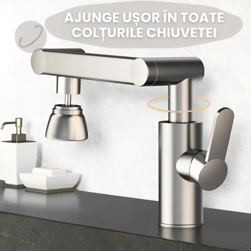 Baterie Chiuveta Moderna Rotativa 360 Grade