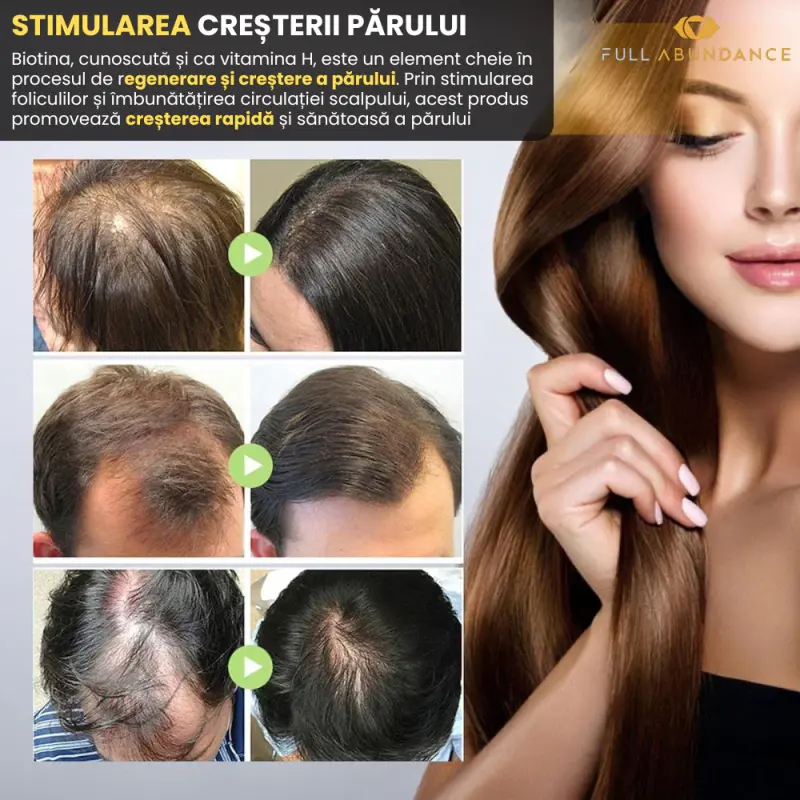 5 bucati Ser Biotin pentru Par