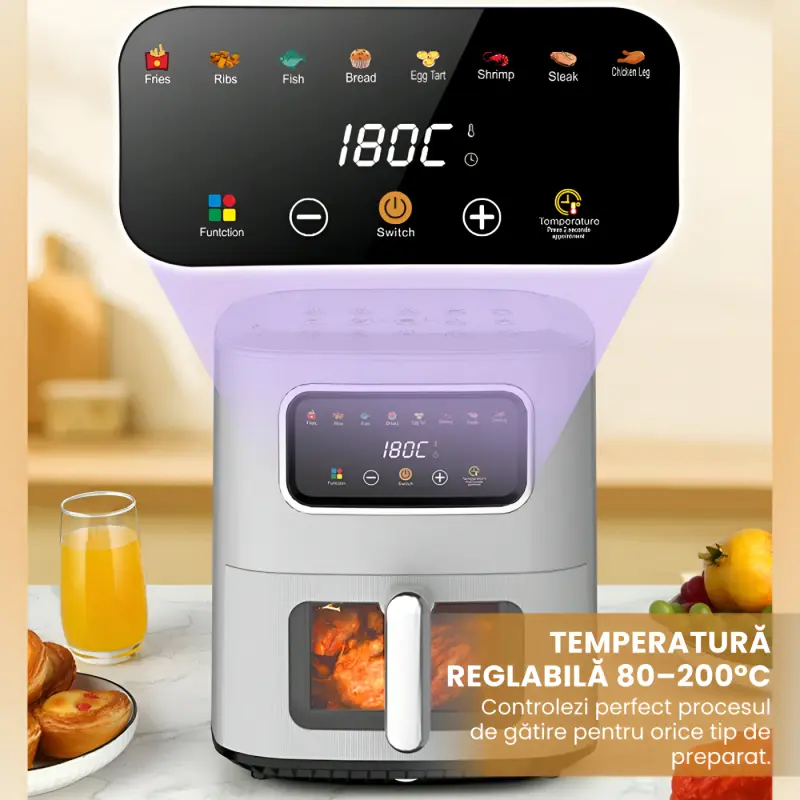 Friteuza cu Aer Cald 8 in 1