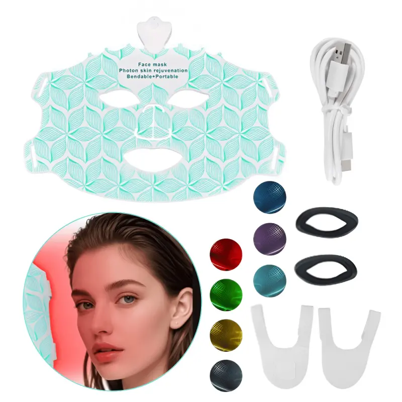 Masca LED terapie cu lumina rosie