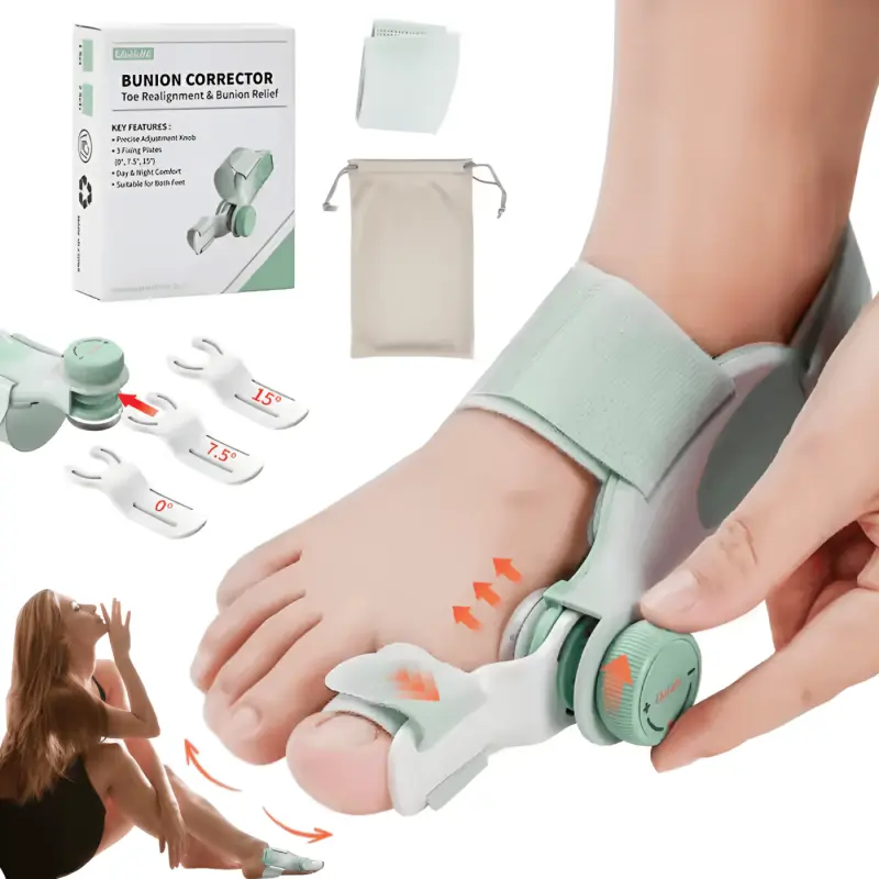 Corector Hallux Valgus Reglabil cu 3 Unghiuri De Corectie