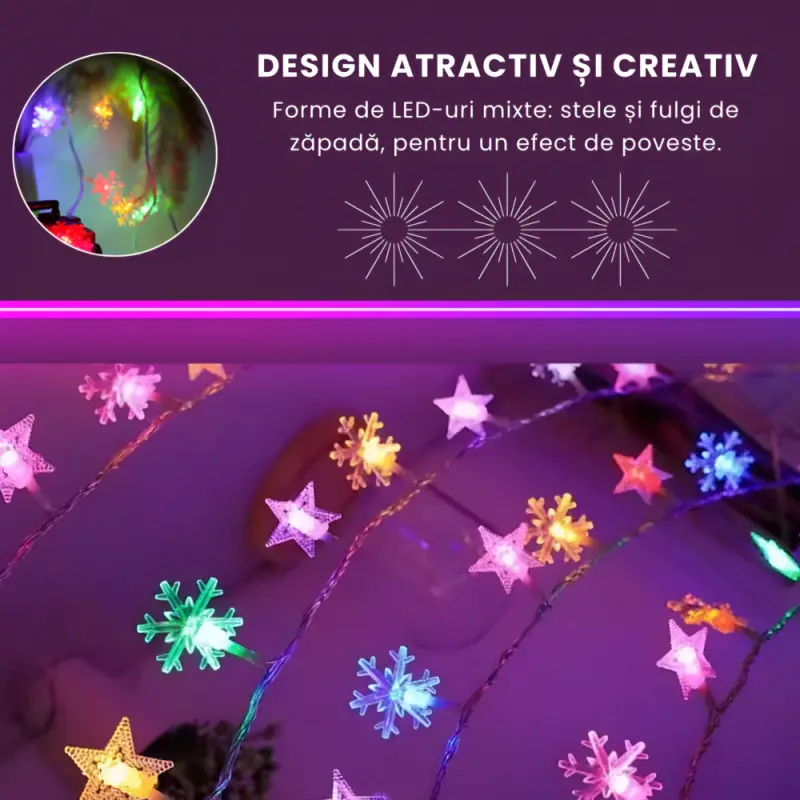 Lumini LED Decorative Plug-In Multicolor 20m