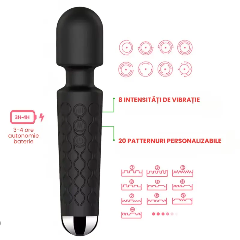 Vibrator Personal Discret Bagheta Masaj Femei Clitoris