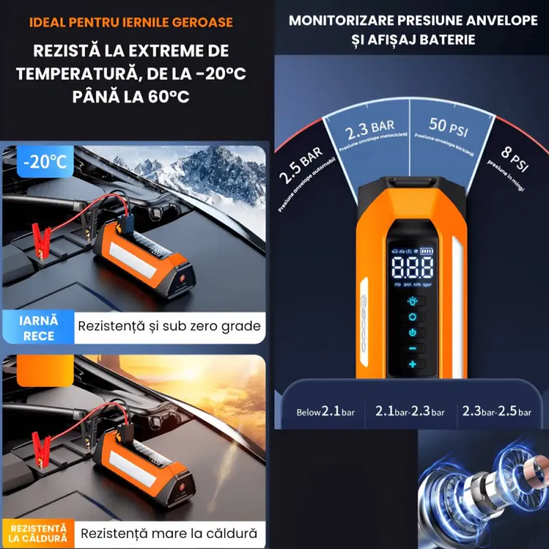 Statie de Pornire Auto 4 in 1
