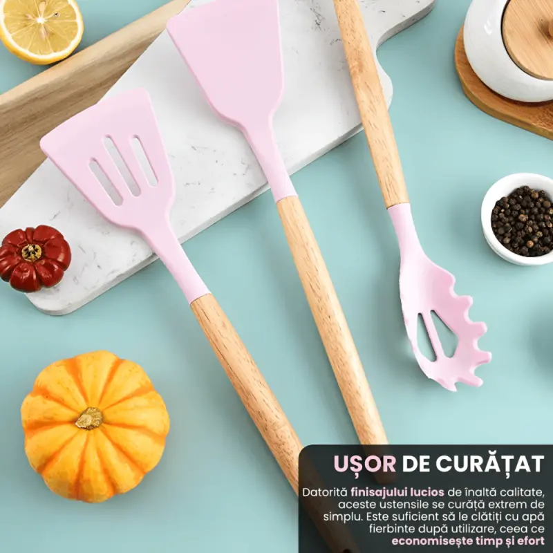 Set Premium Ustensile de Bucatarie pentru Gatit