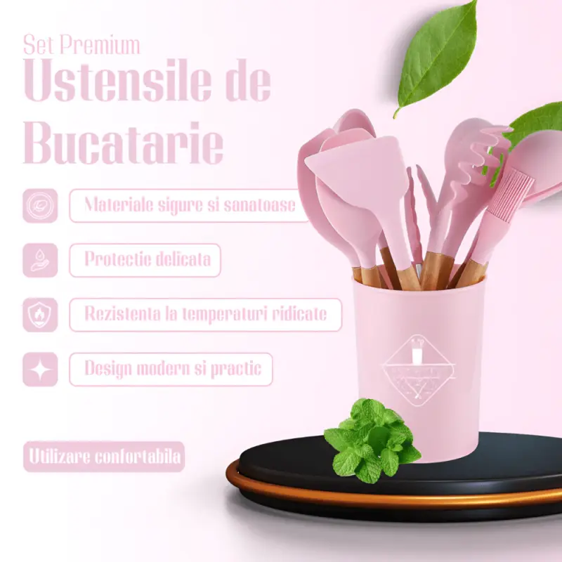 Set Premium Ustensile de Bucatarie pentru Gatit