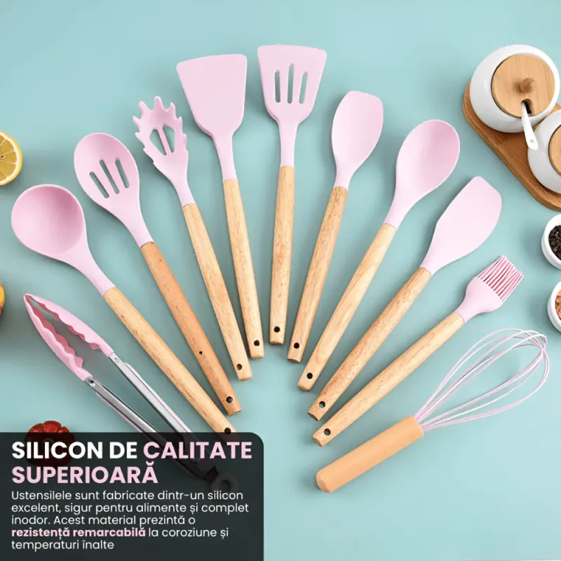 Set Premium Ustensile de Bucatarie pentru Gatit