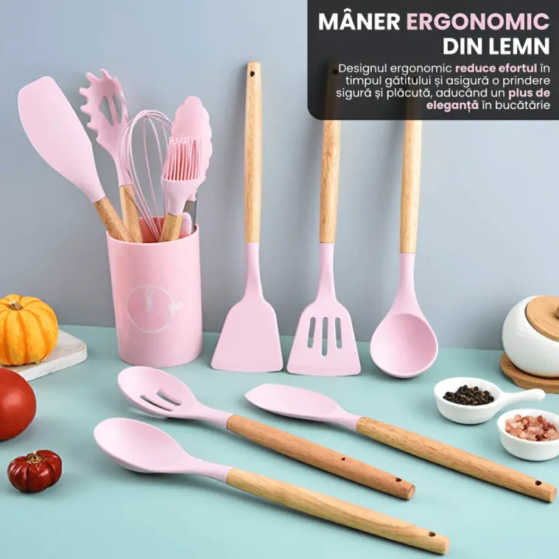 Set Premium Ustensile de Bucatarie pentru Gatit