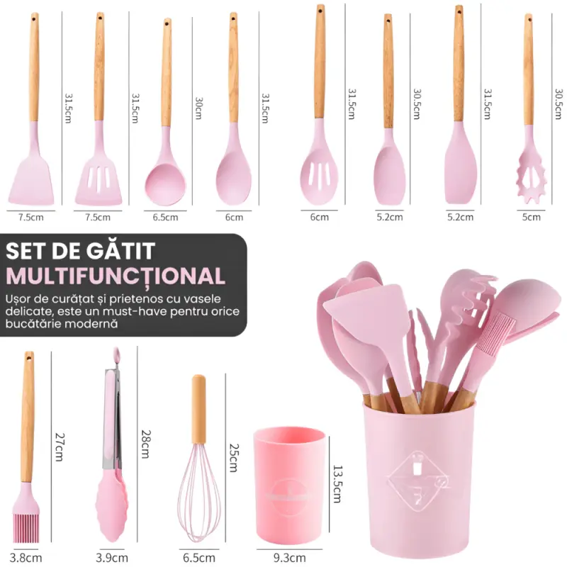 Set Premium Ustensile de Bucatarie pentru Gatit