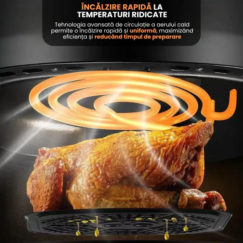 Friteuza Cu Aer Cald 2400W