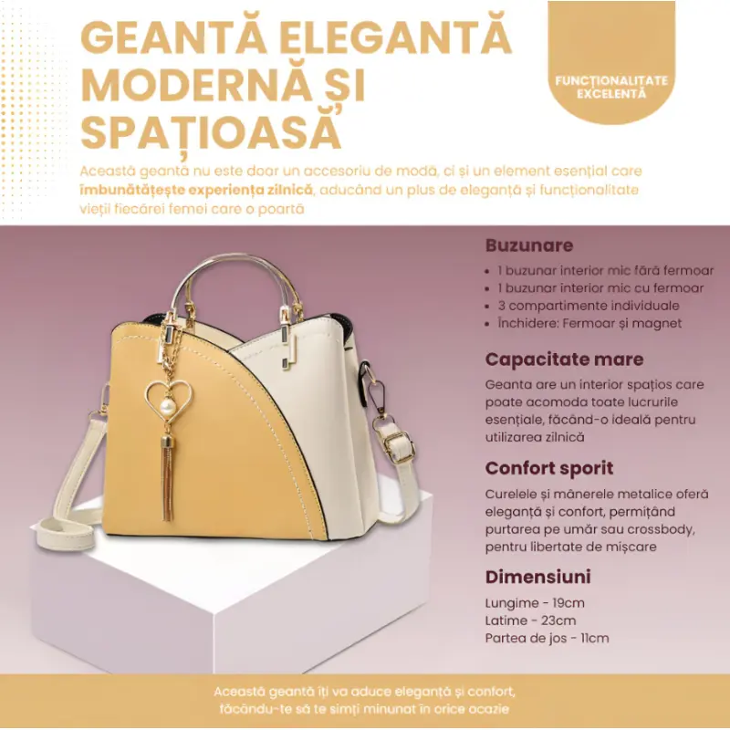 Geanta Eleganta Crossbody Femei