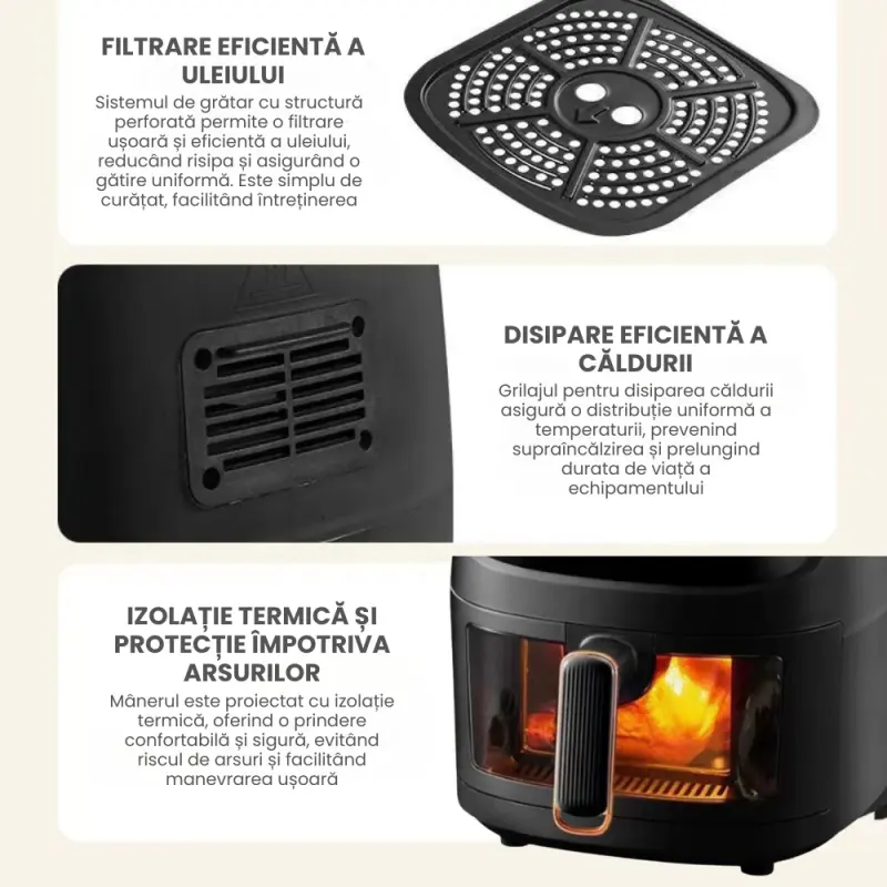 Friteuza Cu Aer Cald 2400W