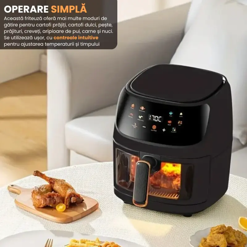 Friteuza Cu Aer Cald 2400W