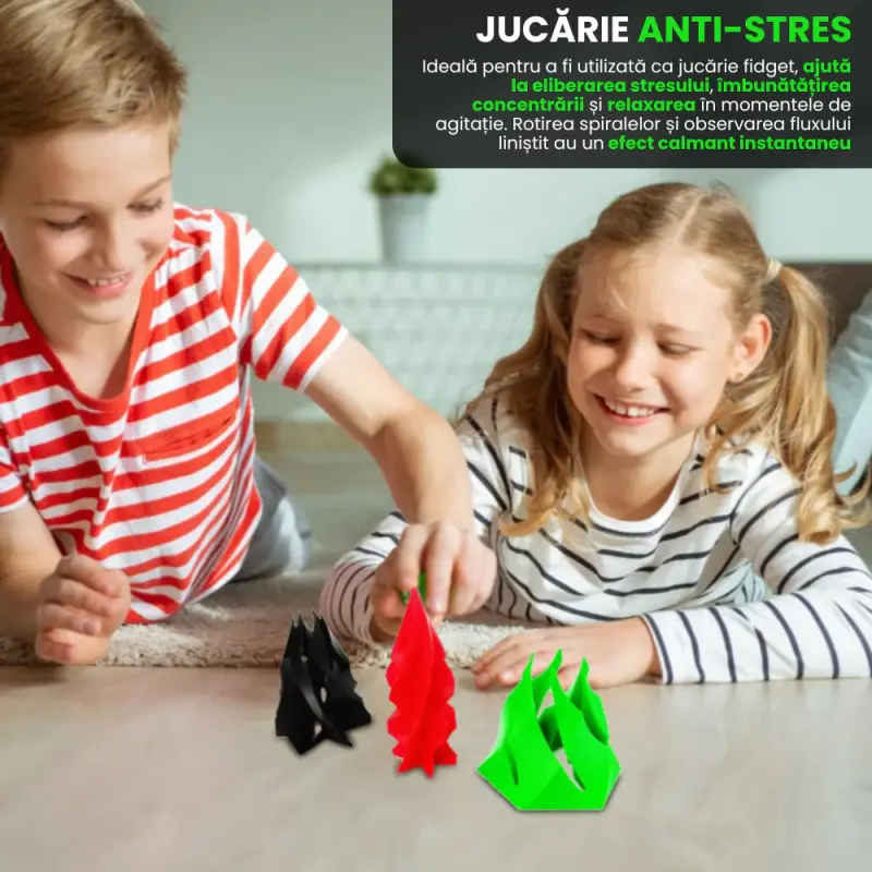Jucarie 3D Tip Con Spiralat