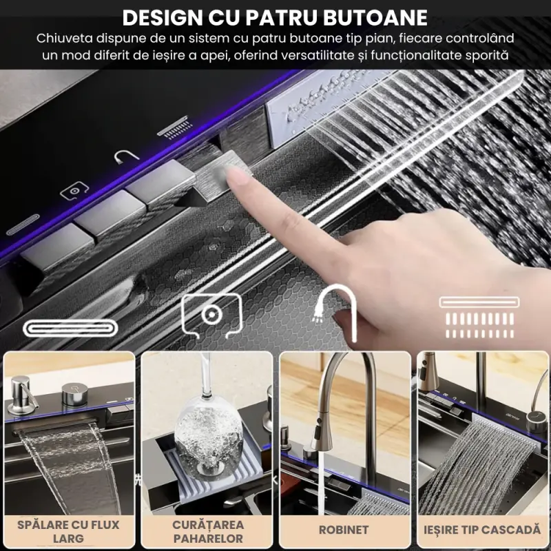 Set Chiuveta Bucatarie Multifunctionala Moderna