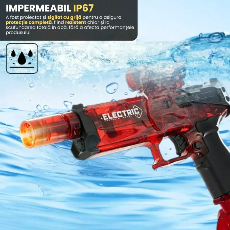 Pistol de Apa Electric cu Jet Puternic