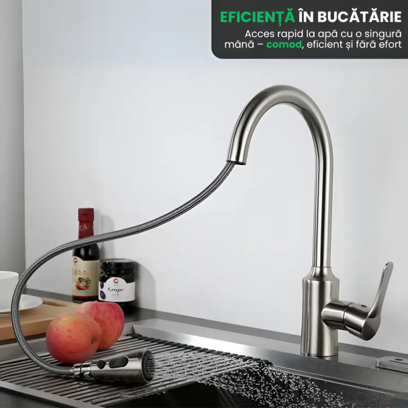 Robinet Bucatarie Tragere Extensibila