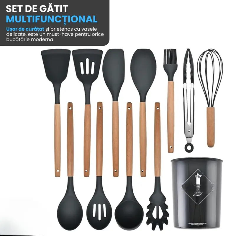 Set Premium Ustensile de Bucatarie pentru Gatit