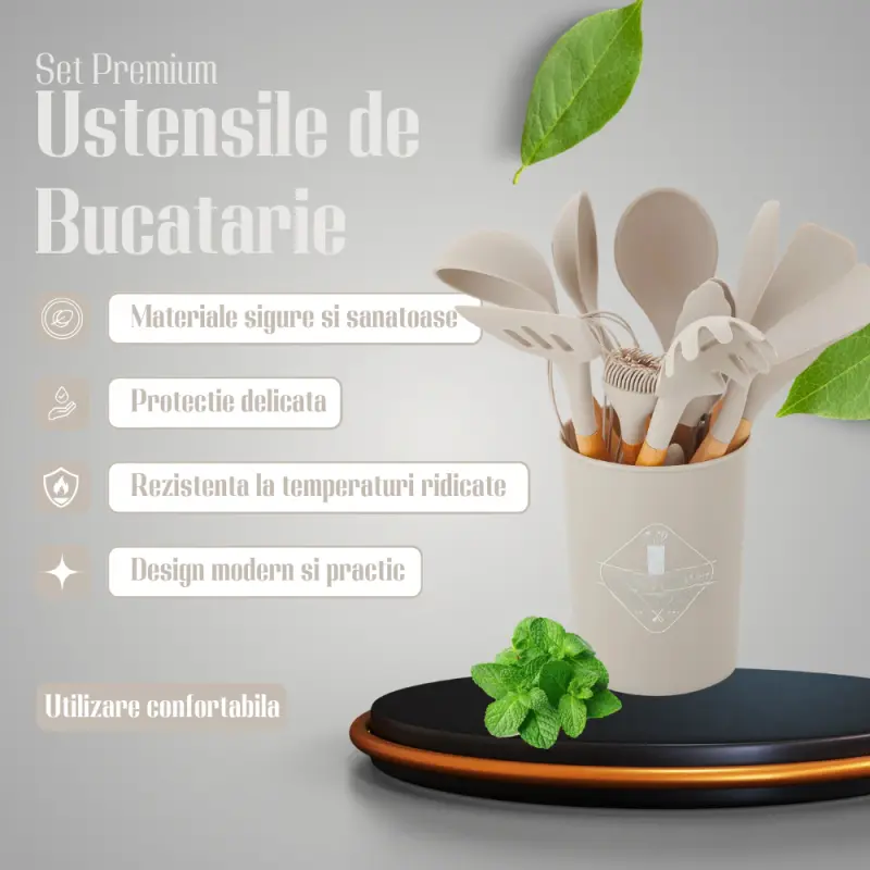 Set Premium Ustensile de Bucatarie pentru Gatit