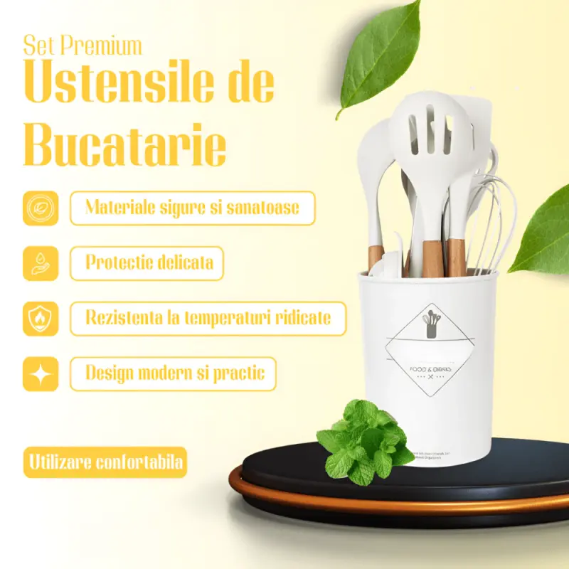 Set Premium Ustensile de Bucatarie pentru Gatit