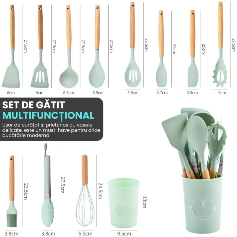 Set Premium Ustensile de Bucatarie pentru Gatit