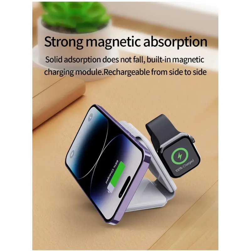 Incarcator Wireless 3 in 1