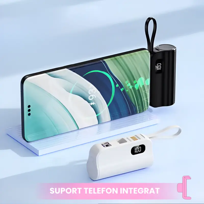 Powerbank Portabil Universal cu 3 mufe USB-C