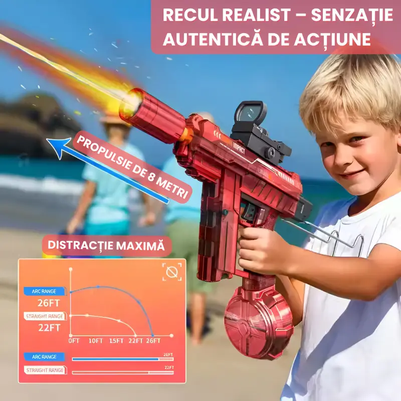 Pistol Cu Apa Electric Copii 2025