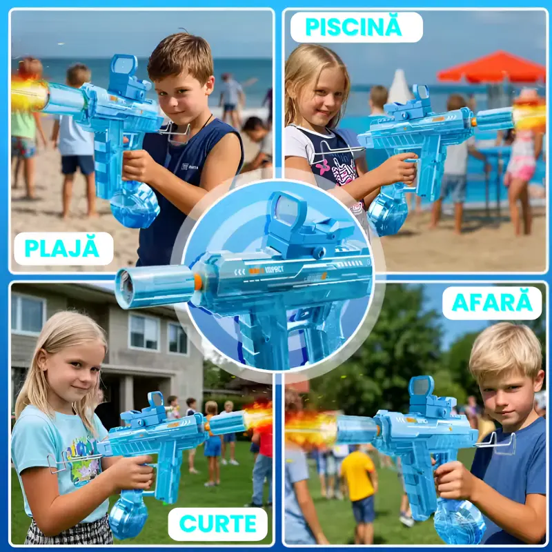 Pistol Cu Apa Electric Copii 2025