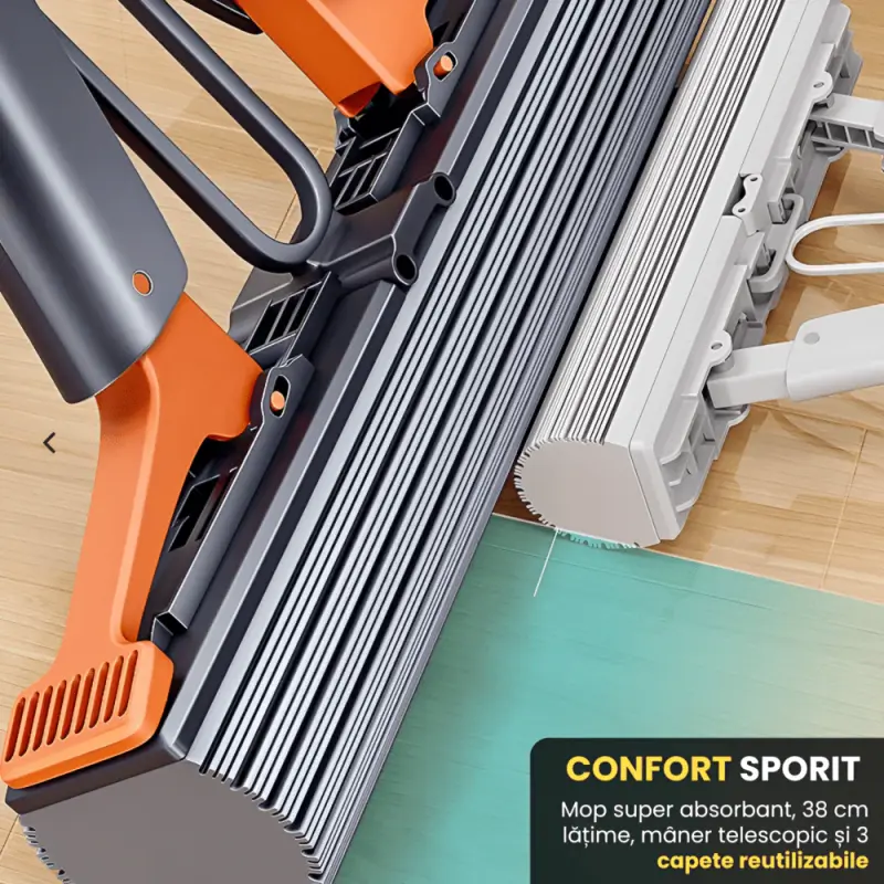 Mop 38cm cu 3 Bureti Super Absorbanti