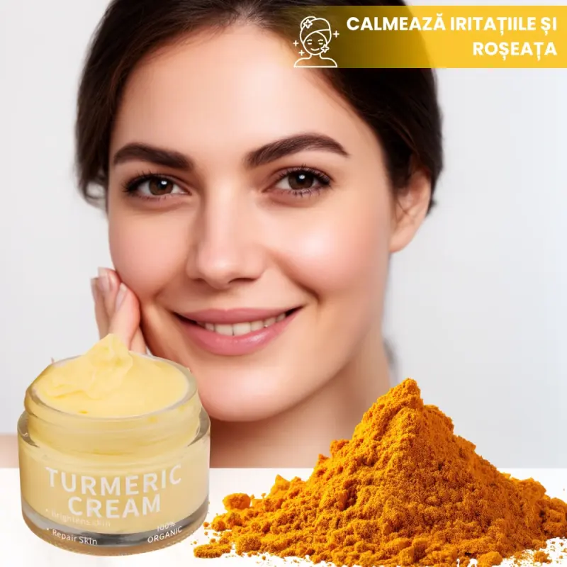 Crema Fata cu Turmeric Pentru Pete Hiperpigmentare