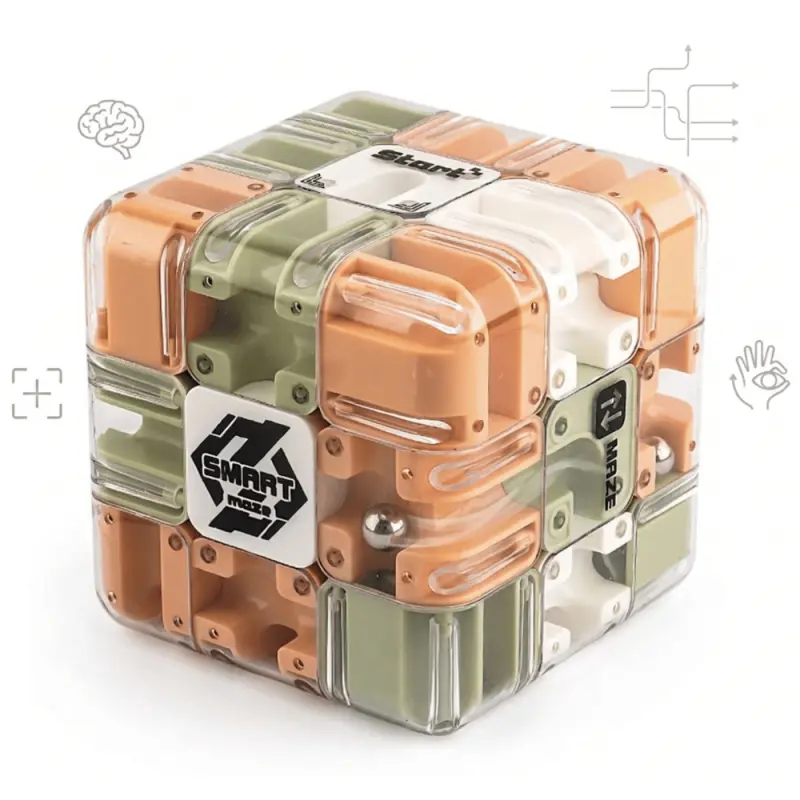 Cub Labirint 3D Cu Bila